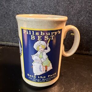 Pillsbury Best Mug Ceramic Coffee Cup Vintage 1986 Collectors Made In‎ England